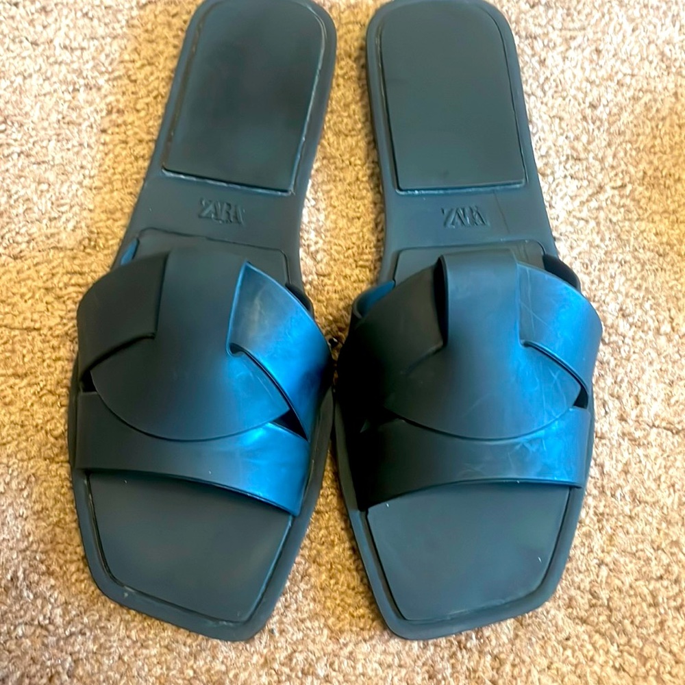 Zara black sandals